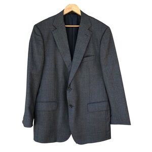 Brooks Brothers I8I8 Regent Made in Italy Wool Gray Men’s Jacket R 44/ 37